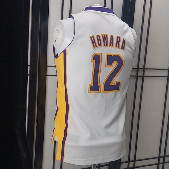 LOS ANGELES LAKERS HOWARD #12 NBA Basketball adidas Swingman Jersey  MEDIUM.✔️A1 - Picture 8 of 16